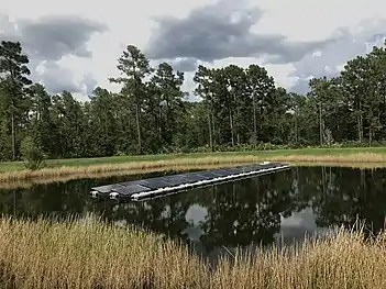 Proyecto de energía solar flotante en Florida.