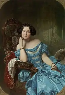 "La condesa de Vilches", Federico de Madrazo, 1853.