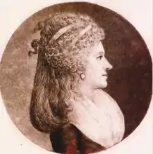 Retrato de Marie-Jeanne-Amélie Lefrançais Harlay de Lalande (1768-1832)
