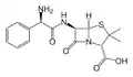 Estructura de la ampicilina