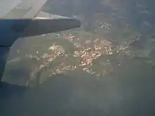 Vista aérea de Ampuero.