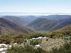 Montañas de Ancares cerca del puerto de Ancares