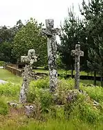 Calvario en Anceu (Galicia).