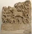 La gran partida con el caballo sin jinete, Amaravati, siglo II EC.