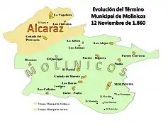 Incorporación de Mesones (noviembre de 1860)