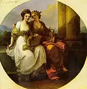 Alegoría de la Pintura y la Poesía, Angelica Kauffmann