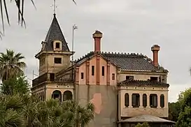 Villa Eulalia, residencia en Anglés de la familia Burés (inicios siglo XX)