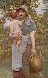 La joven madre, c. 1887   1887