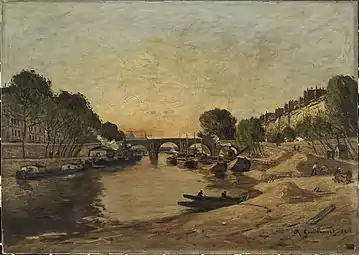 La Seine et le Pont Marie - Musée Carnavalet