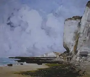 Volcanic Cliffs at Low Tide