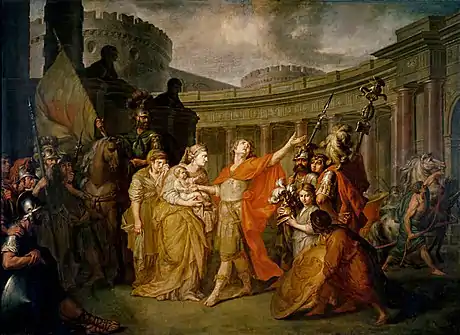 Despedida de Héctor y Andrómaca (1773)
