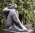 «Dolor» (Sorrow'), monumento en la tumba de la familia Vajda, cementerio de Mirogoj  en Zagreb, 1930.