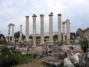 El templo de Afrodita.