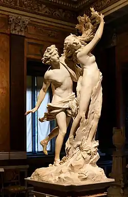 Apolo y Dafne por Bernini.