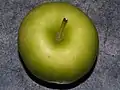Color "verde manzana" de la manzana abuela Smith