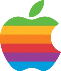 Logo de Apple desde 1977 a 1998 (diseñado por Rob Janoff).