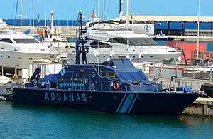 Patrullero clase Gerifalte (Rodman-101) Arao en el puerto de Alicante