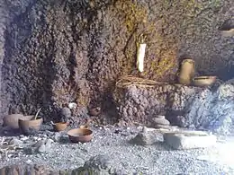 Recreación de una cueva guanche