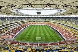 La Arena Națională de Bucarest, sede de la final.