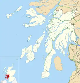 Rhu ubicada en Argyll and Bute