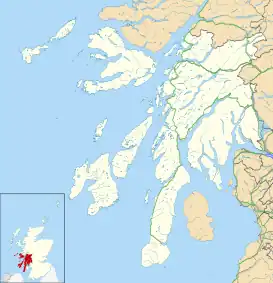 HMNB Clyde ubicada en Argyll and Bute