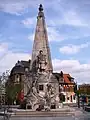 El monumento a los caídos en combate en Armentières, Francia, obra de Edgar Boutry