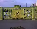 Ornamentos del Puente Mirabeau de París, las grandes esculturas en los pilares del puente son del maestro de Sartorio , Injalbert.