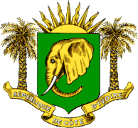 Escudo de armas de Costa de Marfil (1964 - 1997)