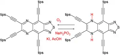Un tiadiazol fusionado a N,N-Dihidroquinoxalino