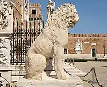 León del Arsenal de Venecia, el llamado de El Pireo.