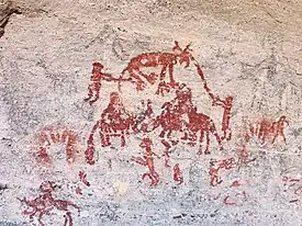 Arte rupestre en Cucurpe Sonora
