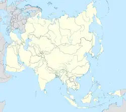 Karagandá ubicada en Asia