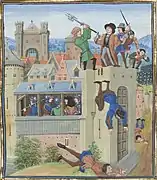 Ejecución de Étienne Marcel y Jean Maillard el 31 de julio de 1358.