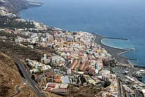 Panorámica de Santa Cruz de La Palma