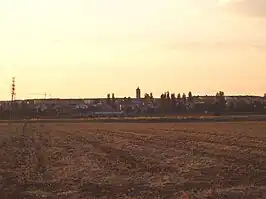 Atardecer veraniego en Cabanillas del Campo.