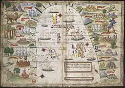 18 y 19. Mapa del "Magnus Golfus Chinarum" (Extremo Oriente).