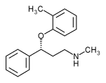 Estructura química de la atomoxetina