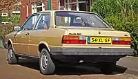 Audi 80 B2 2P vista posterior.