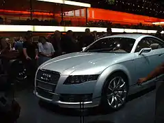 El Audi Nuvolari quattro en el Salón del Automóvil de Frankfurt.