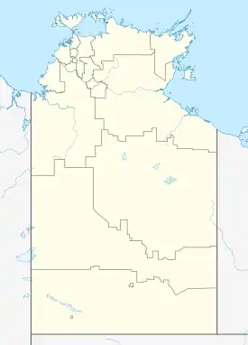 Gunbalanya ubicada en Territorio del Norte