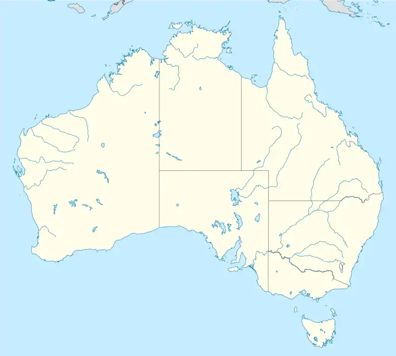 Rockhampton ubicada en Australia