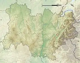 Montes de Cantal ubicada en Auvernia-Ródano-Alpes