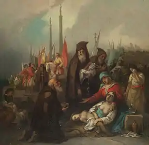 Auxilio a unos apestados (1840)