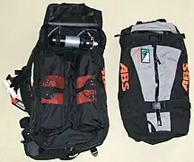 Mochila con airbag para avalanchas