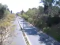 Bordeando el Parque Urquiza, cerca del nacimiento de la Avenida