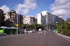 Tramo de la avenida