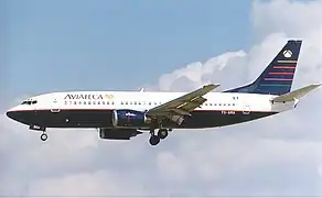 Boeing 737-300 con matrícula TG-AMA de Aviateca