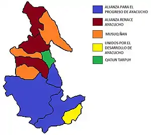 Elecciones regionales de Ayacucho de 2014