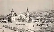 La plaza de Armas en 1847.
