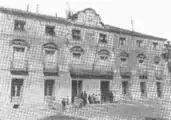 Fachada del Ayuntamiento en 1914.